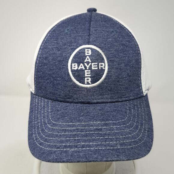 Bayer I Am Essential Snapback Hat Blue One Size Embroidered Colorblock - Picture 2 of 9